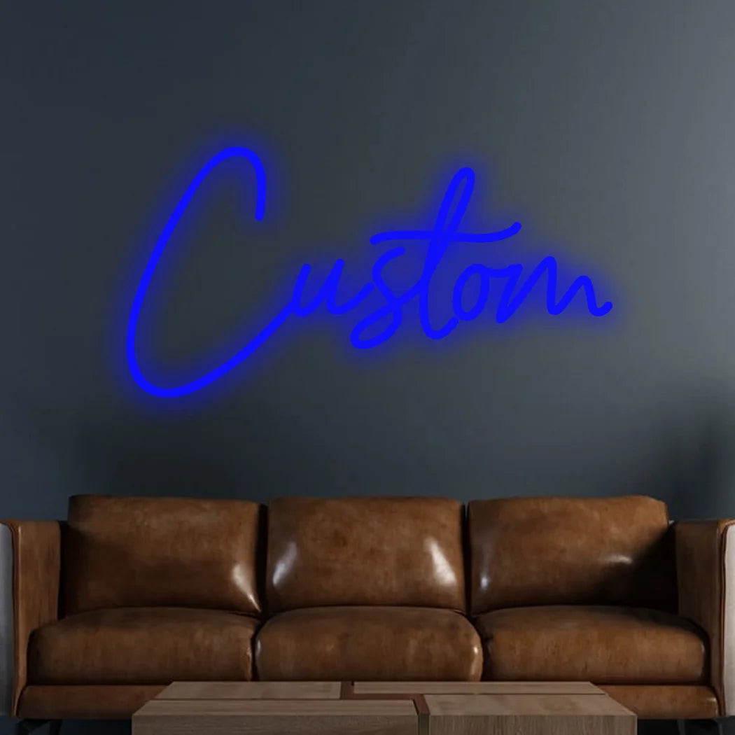 Custom Neon Sign, LED, Personalized Wall Decor, Text Only