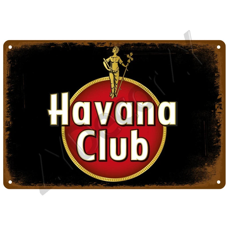 Beer Retro Pub/Bar Wall Art, Vintage