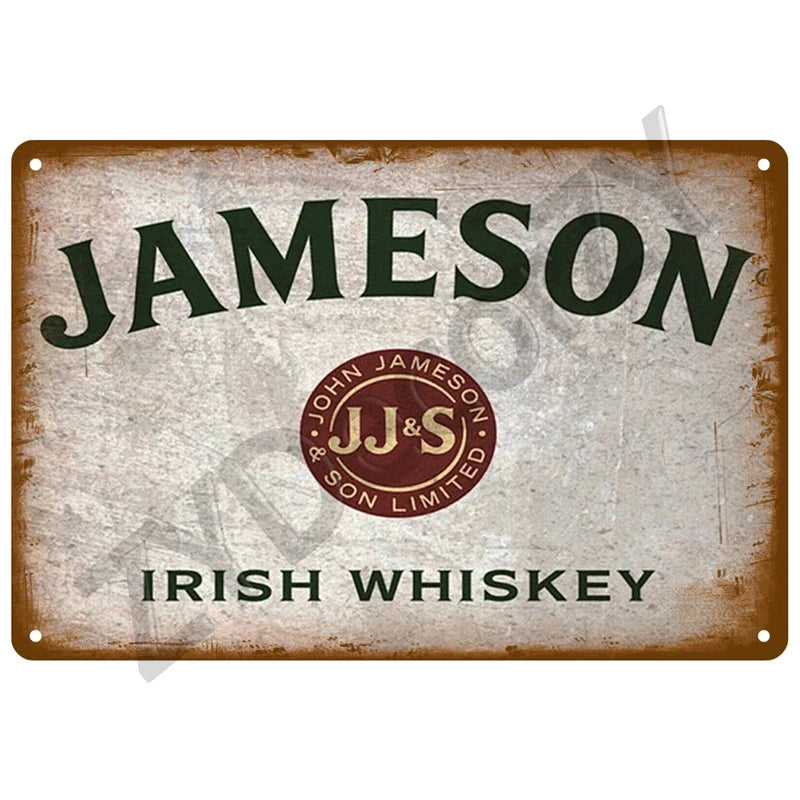 Beer Retro Pub/Bar Wall Art, Vintage