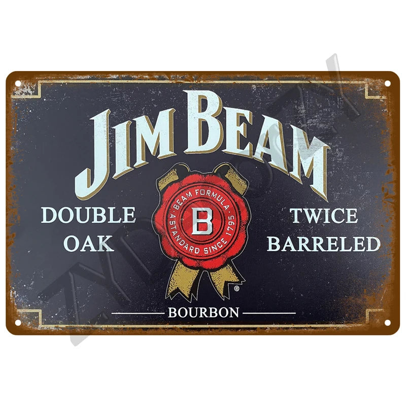 Beer Retro Pub/Bar Wall Art, Vintage