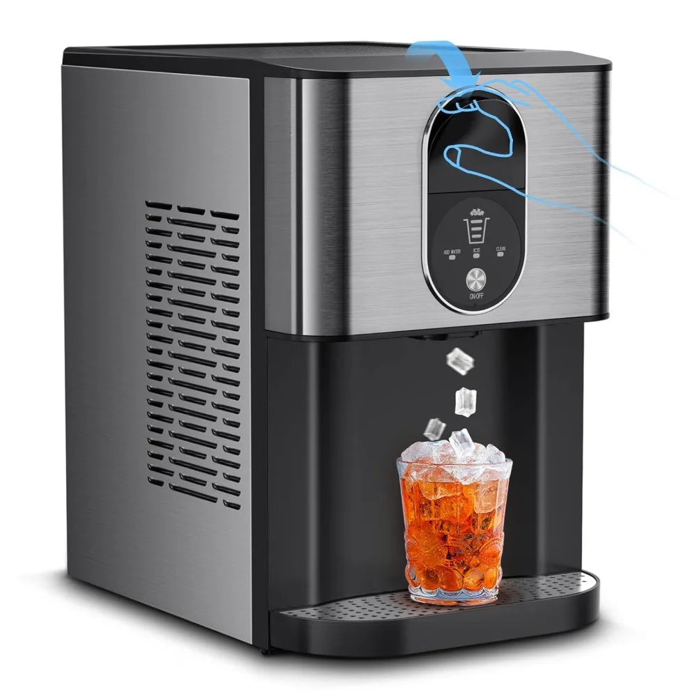 Nugget Ice Maker, Self Dispensing Pellet Ice Maker, 44lbs/24H,