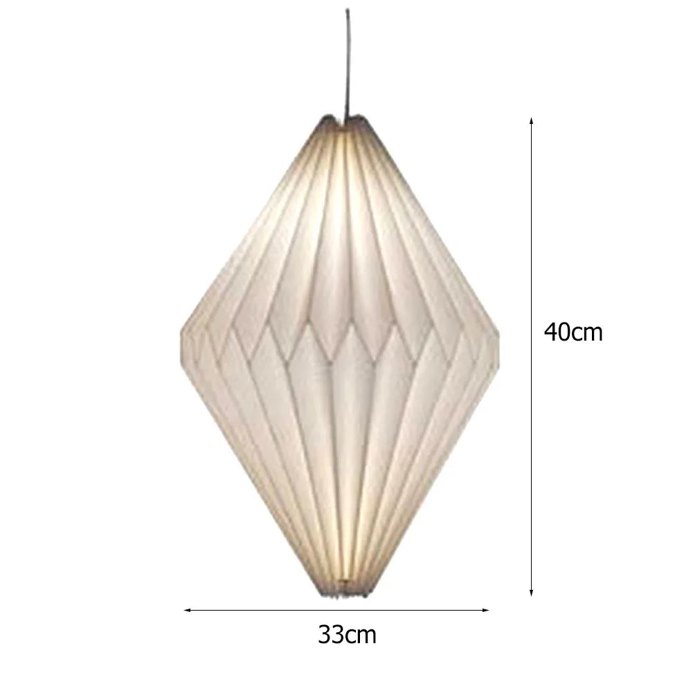 Pendant Lamp With Origami Lantern Shade, Ceiling Light