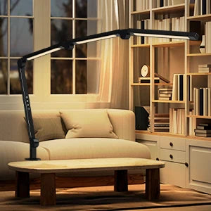 LED Desk Lamp with Clip, Multi-Angle, Flexible