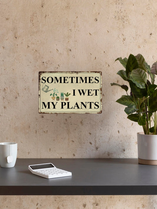 Gardening Wall Decor, Metal Sign  7.8 X 11.8 Inches