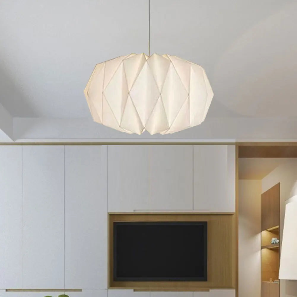 Pendant Lamp With Origami Lantern Shade, Ceiling Light