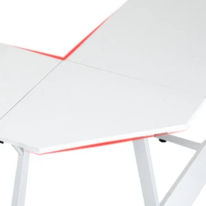 L Shaped Corner Gaming or Computer Desk with Large Desktop