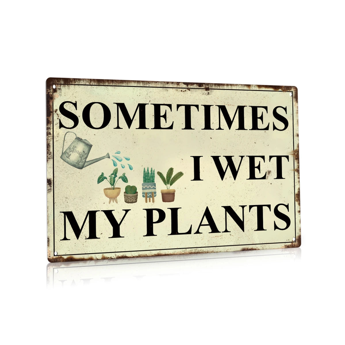 Gardening Wall Decor, Metal Sign  7.8 X 11.8 Inches