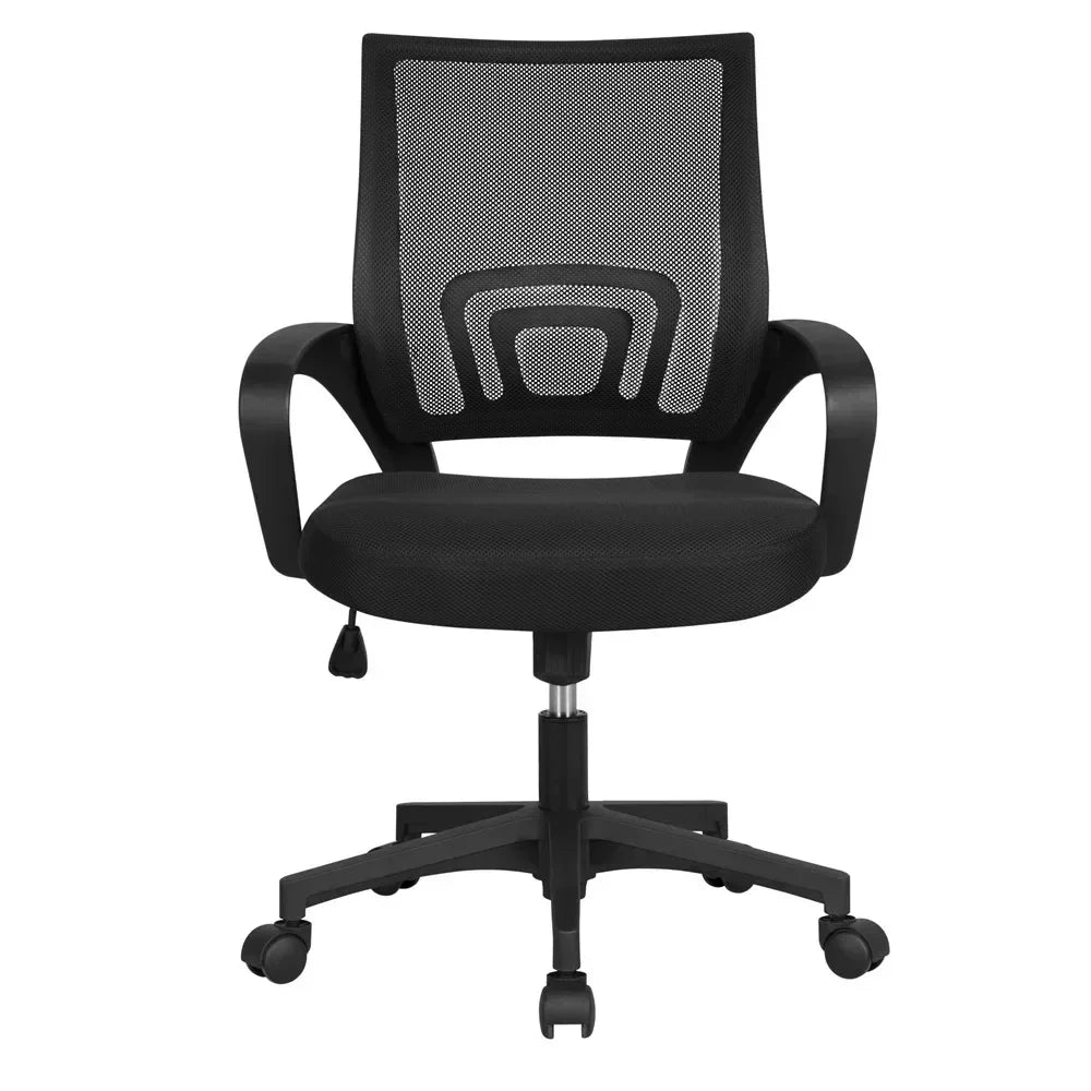 Adjustable Mid Back Office Chair With Armrests