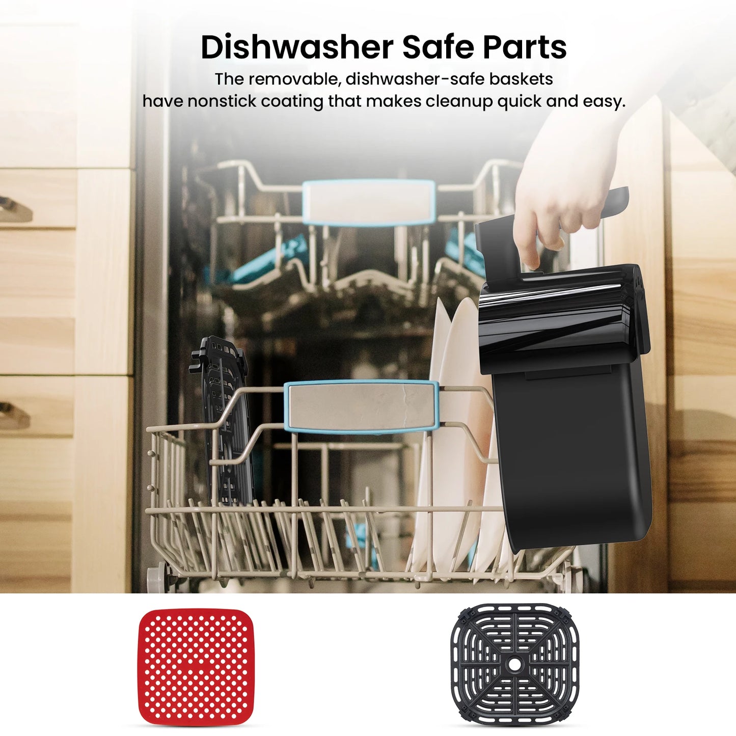 5 Quart Digital Display Air Fryer Toaster Oven Combo