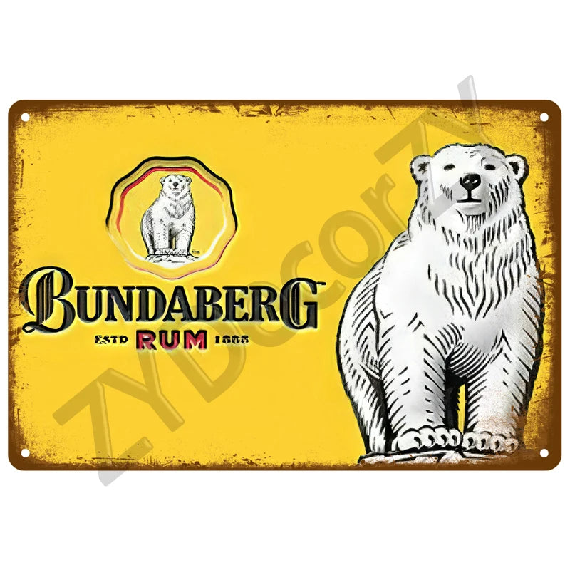 Beer Retro Pub/Bar Wall Art, Vintage