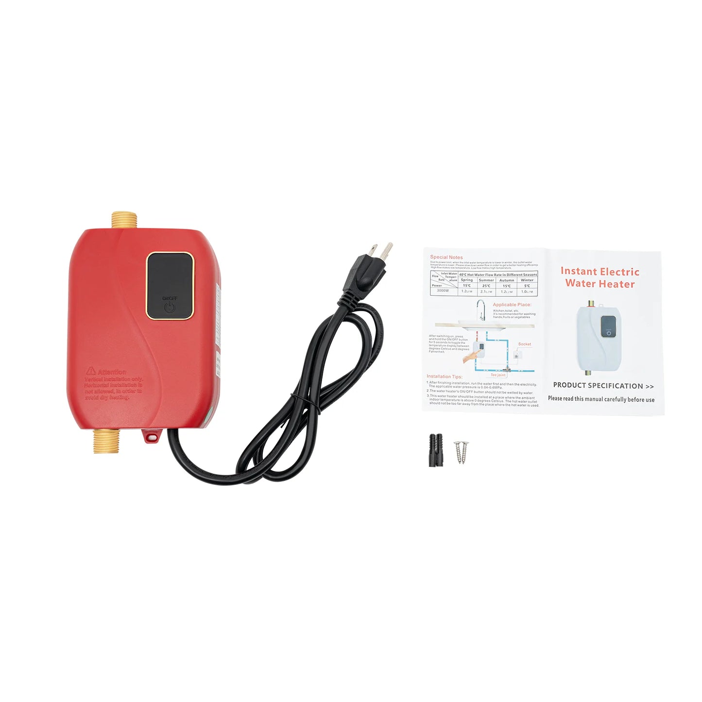 Mini Instant Tankless Electric Water Heater For Washing