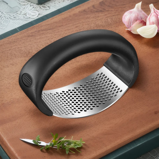 Garlic Press, Stainless Steel, Manual