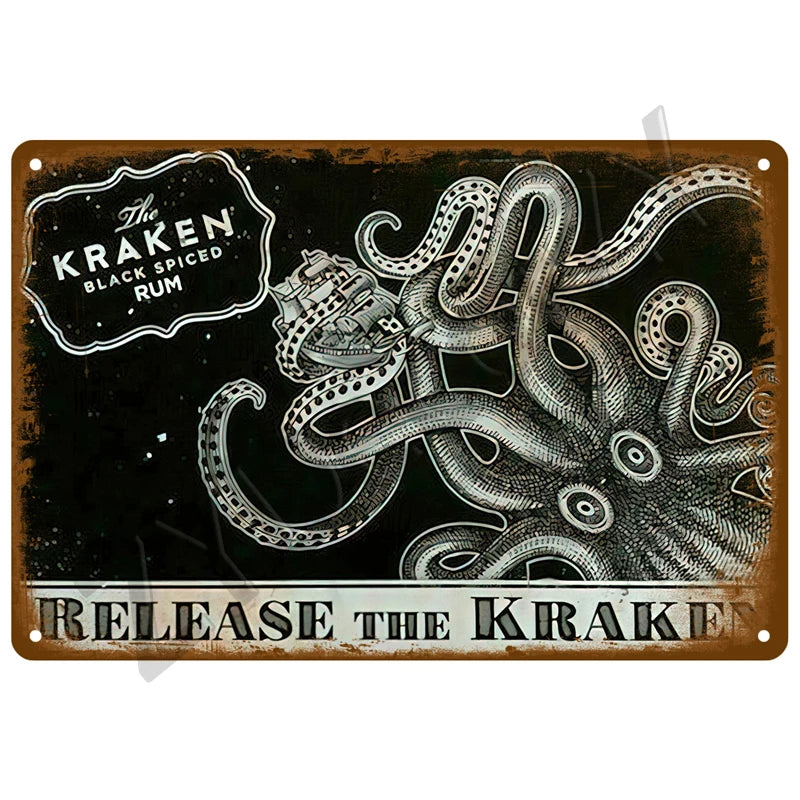 Beer Retro Pub/Bar Wall Art, Vintage